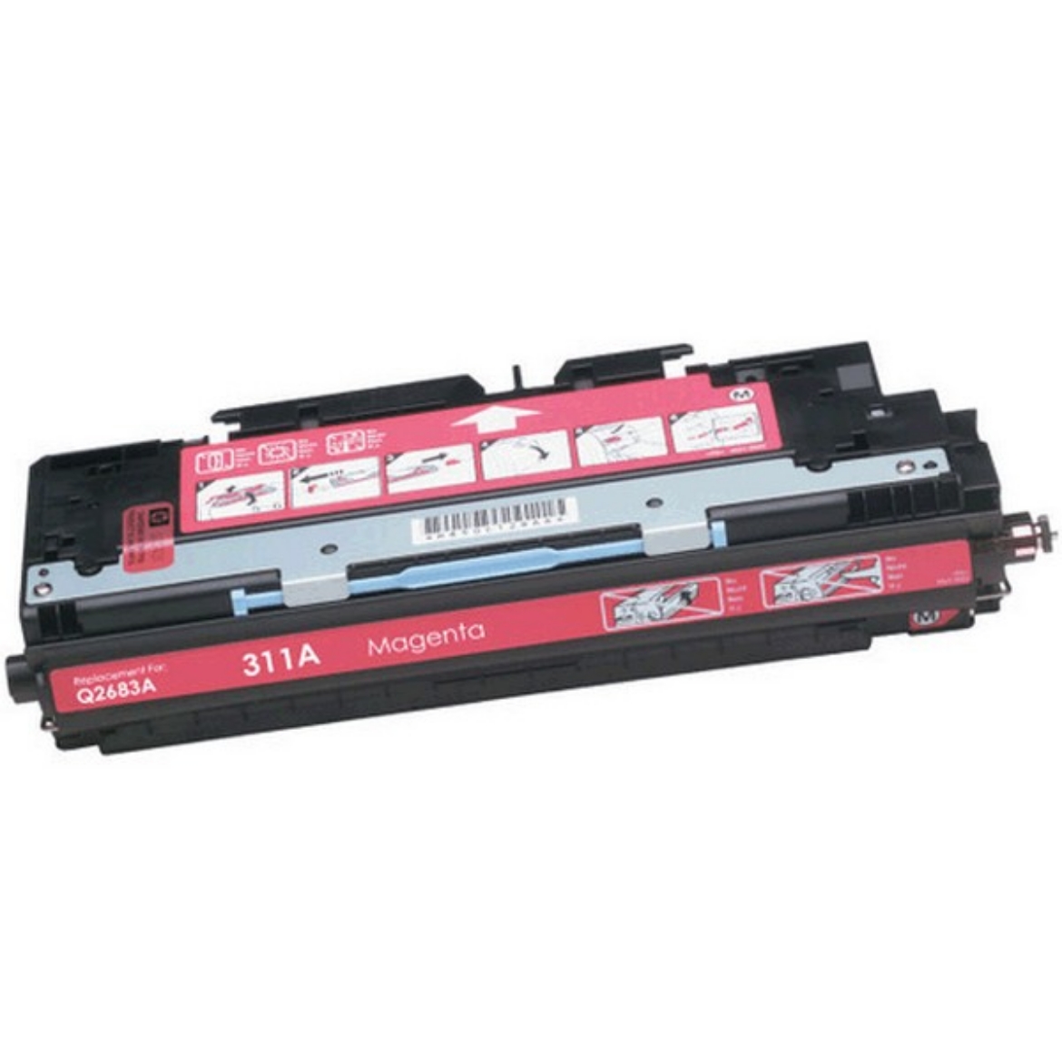 Picture of Expression compatible Q2683A (HP 311A) Magenta Toner Cartridge (6000 Yield)