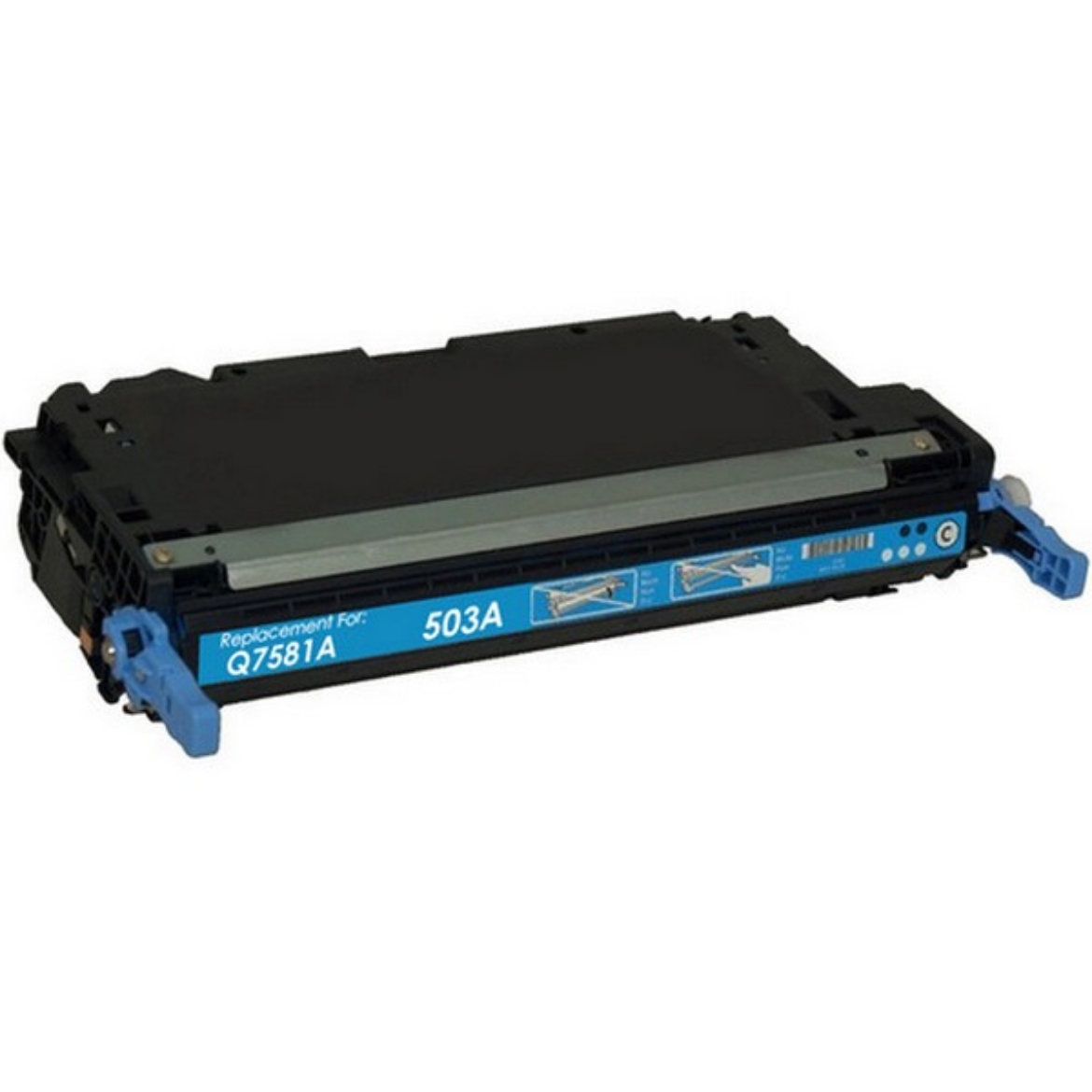 Picture of Triumph compatible Q7581A (HP 503A) Cyan Toner Cartridge (6000 Yield)